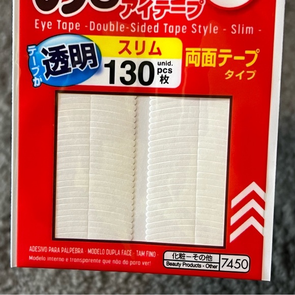 Daiso Japan Eye Eyelid Tape Sticker Double Sided Type Slim Clear 130 pcs Beauty - Picture 5 of 8